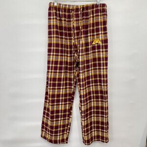 Minnesota Golden Gophers Huddle Flannel Pants Men’s Large Plaid‎ Drawstring